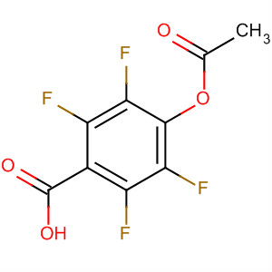 Benzoic acid, 4-(acetyloxy)-2,3,5,6-tetrafluoro-结构式
