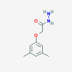 Structure of 2-(3,5-dimethylphenoxy)acetohydrazide(SALTDATA: FREE)