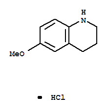 Structure of 1,2,3,4-tetrahydro-6-methoxyquinolinium chloride