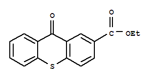 Structure of ethyl 9-oxo-9H-thioxanthene-2-carboxylate