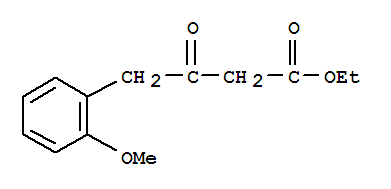 Structure of 4-(2-METHOXY-PHENYL)-3-OXO-BUTYRIC ACID ETHYL ESTER