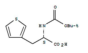 Structure of BOC-L-3-THIENYLALANINE DCHA SALT