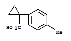 Structure of 1-(4-Methylphenyl)-1-cyclopropanecarboxylic acid
