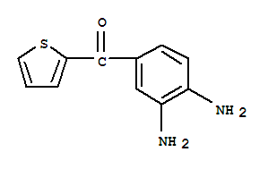 Structure of (3,4-diaminophenyl) (2-thienyl) ketone