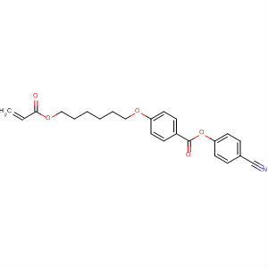 Structure of 4-(6-Acryloyloxyhexyloxy)-benzoesure (4-cyanophenylester)