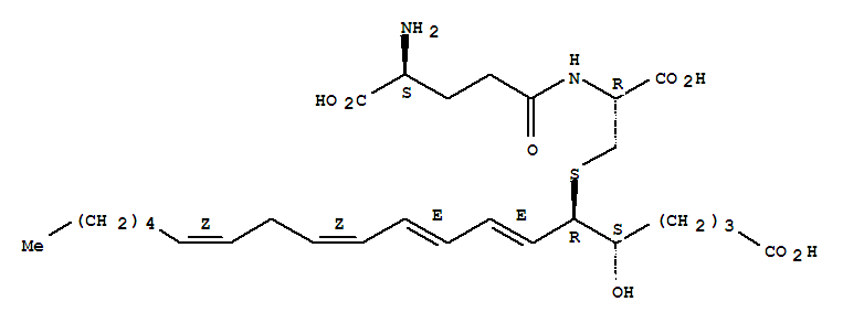 Structure of LEUKOTRIENE F4