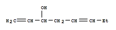 Chemical structure of 1,5-octadien-3-ol