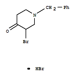 Structure of 1-benzyl-3-bromo-4-piperidone hydrobromide