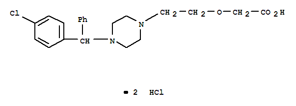 盐酸西替利嗪结构式