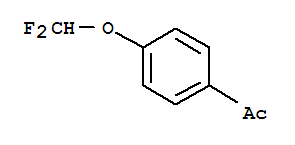 Structure of 4-(DIFLUOROMETHOXY)ACETOPHENONE