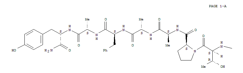 Structure of ACETYL-(ALA10,11)-RANTES (1-14) AMIDE (HUMAN) TRIFLUOROACETATE
