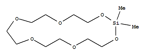 Structure of 1,1-DIMETHYLSILA-17-CROWN-6