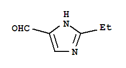 2-乙基-4-甲酰基咪唑结构式
