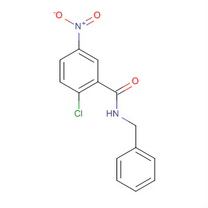 Benzamide, 2-chloro-5-nitro-N-(phenylmethyl)-结构式