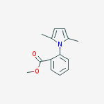 Structure of METHYL 2-(2,5-DIMETHYL-1H-PYRROL-1-YL)BENZENECARBOXYLATE