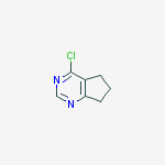 Structure of 4-Chloro-6,7-dihydro-5H-cyclopentapyrimidine