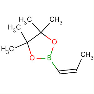 Structure of 1,3,2-Dioxaborolane, 4,4,5,5-tetramethyl-2-(1Z)-1-propenyl-