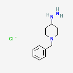 1-benzyl-4-hydrazinylpiperidine结构式