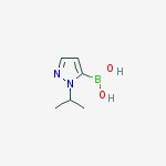 Structure of 1-Isopropylpyrazole-5-boronic Acid