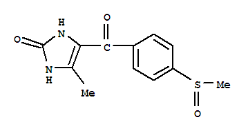 Structure of enoximone sulfoxide