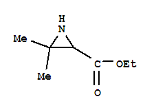 Structure of 2-Aziridinecarboxylicacid, 3,3-dimethyl-, ethyl ester