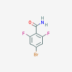 4-bromo-2,6-difluorobenzamide结构式