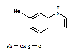 Structure of 4-BENZYLOXY-6-METHYL INDOLE