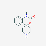1-METHYLSPIRO[4H-3,1-BENZOXAZINE-4,4-PIPERIDIN]-2(1H)-ONE结构式