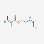 Structure of (Z,Z)-3-hexenyl 2-methyl-2-butenoate