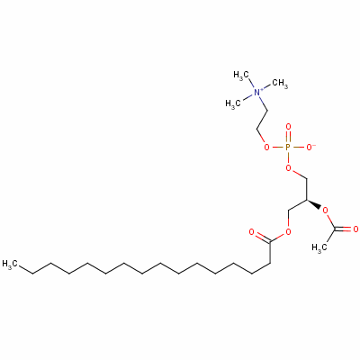Structure of 3,5,9-Trioxa-4-phosphapentacosan-1-aminium,7-(acetyloxy)-4-hydroxy-N,N,N-trimethyl-10-oxo-,innersalt,4-oxide,(S)-(