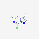 6,8-Dichloro-3-methylimidazo[1,2-a]pyrazine结构式
