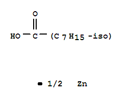 Structure of zinc(II) isooctanoate