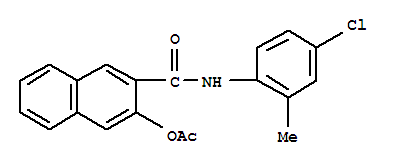 Structure of NAPHTHOL AS-TR ACETATE