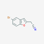 Structure of 2-(5-Bromobenzofuran-2-yl)acetonitrile