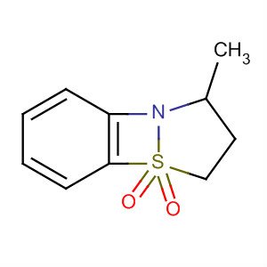 Structure of 1,2-Benzisothiazole, 2,3-dihydro-3-methyl-, 1,1-dioxide