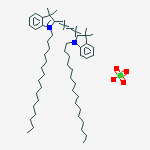 Structure of 1,1-DIHEXADECYL-3,3,3,3-TETRAMETHYLINDOCARBOCYANINE PERCHLORATE