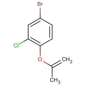 Structure of Benzene, 4-bromo-2-chloro-1-(2-propenyloxy)-