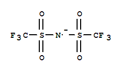 Structure of 1-ETHYL-3-METHYLPYRIDINIUM BIS(TRIFLUOROMETHANESULFONYL)IMIDE