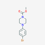 Structure of Methyl 4-(4-bromophenyl)piperazine-1-carboxylate
