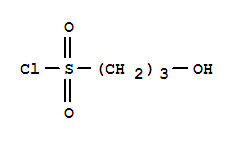 Structure of 2-hydroxypropanesulphonyl chloride