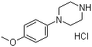 1-(4-甲氧基苯基)哌嗪盐酸盐结构式