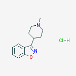 Structure of 3-(1-Methyl-4-piperidinyl)-1,2-benzisoxazole Hydrochloride