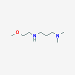 N-(2-methoxyethyl)-N,N-dimethylpropane-1,3-diamine结构式