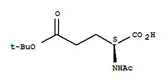 Structure of AC-GLU(OTBU)-OH
