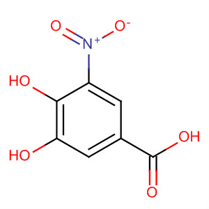 Structure of benzoic acid, 3,4-dihydroxy-5-nitro-