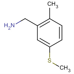 Structure of Benzenemethanamine, N-methyl-4-(methylthio)-