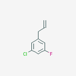 Structure of 3-(3-CHLORO-5-FLUOROPHENYL)PROP-1-ENE
