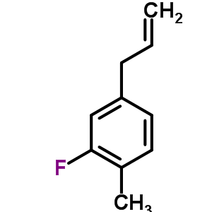 3-(3-FLUORO-4-METHYLPHENYL)-1-PROPENE结构式