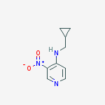 Structure of 4-(CYCLOPROPYLMETHYLAMINO)-3-NITROPYRIDINE