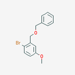 2-((Benzyloxy)methyl)-1-bromo-4-methoxybenzene结构式